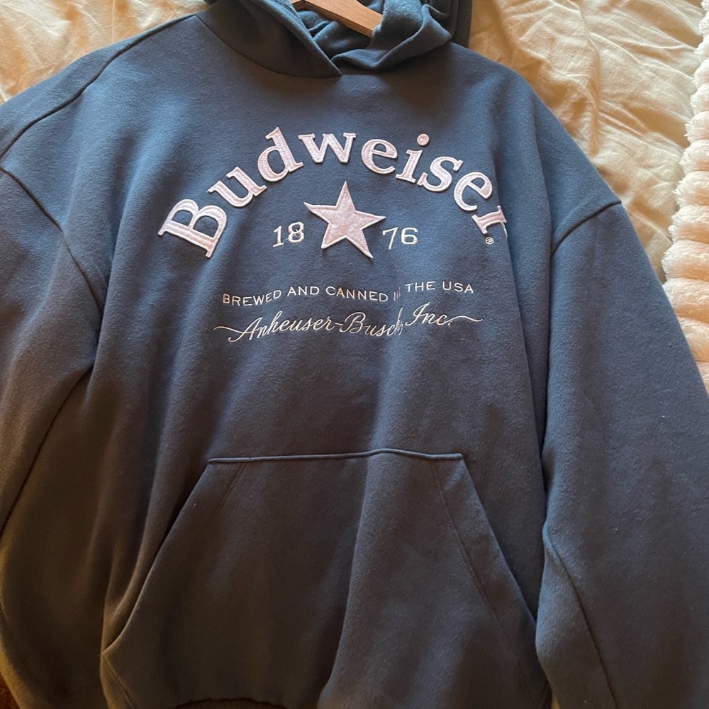Blue Budweiser hoodie !